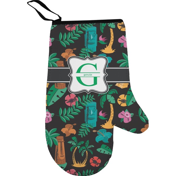 Custom Hawaiian Masks Oven Mitt (Personalized)