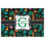 Hawaiian Masks Laminated Placemat w/ Name and Initial
