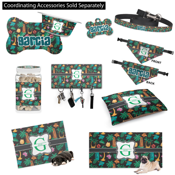 Hawaiian Masks Customized Pet Accessories