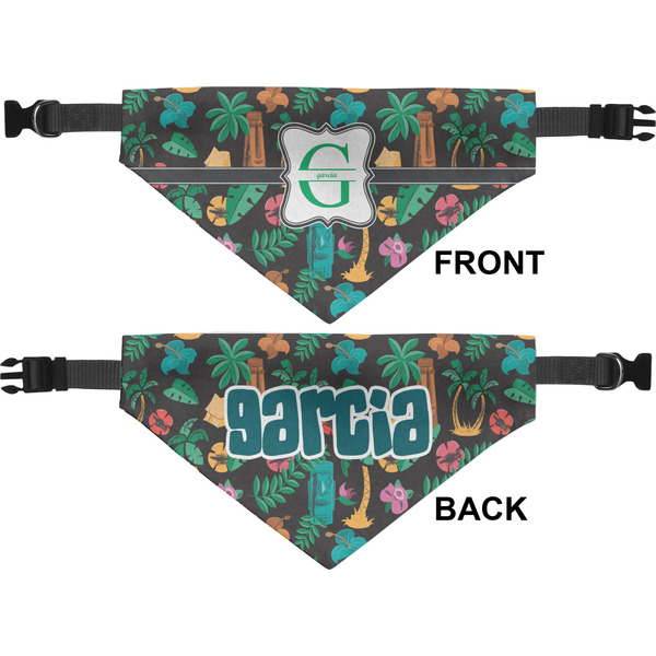 Hawaiian Masks Pet Bandana Approval