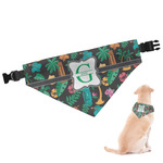 Hawaiian Masks Dog Bandana (Personalized)