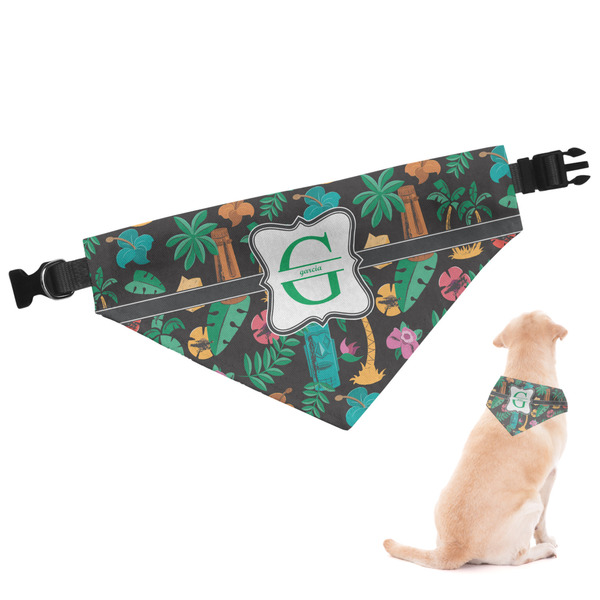 Custom Hawaiian Masks Dog Bandana (Personalized)