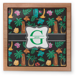 Hawaiian Masks Pet Urn w/ Name and Initial