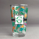Hawaiian Masks Pint Glass - Full Print (Personalized)