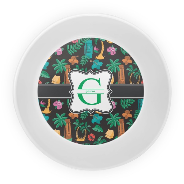 Hawaiian Masks Melamine Bowl - Center