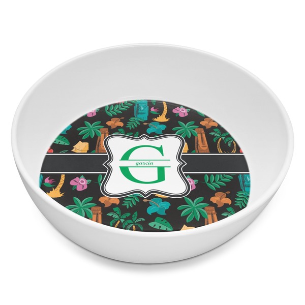 Custom Hawaiian Masks Melamine Bowl - 8 oz (Personalized)