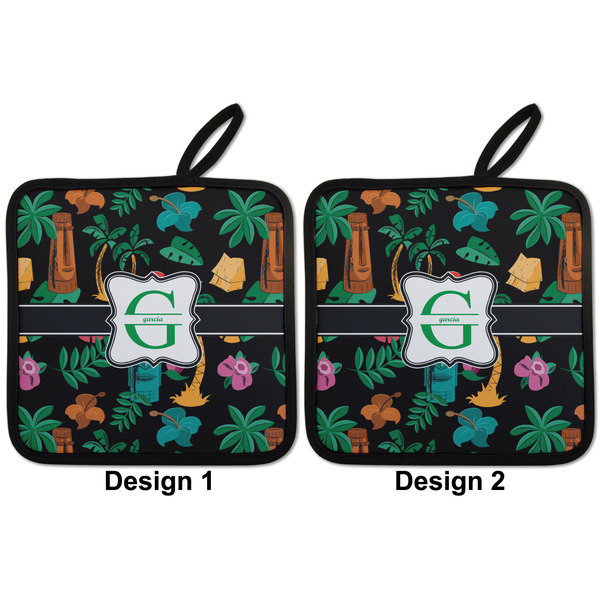 Hawaiian Masks Pot Holders - Set of 2 APPROVAL