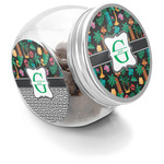 Hawaiian Masks Puppy Treat Jar (Personalized)