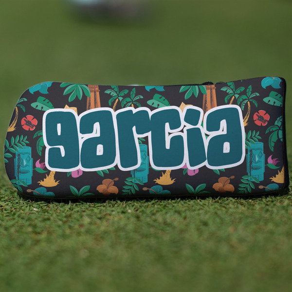 Custom Hawaiian Masks Blade Putter Cover (Personalized)