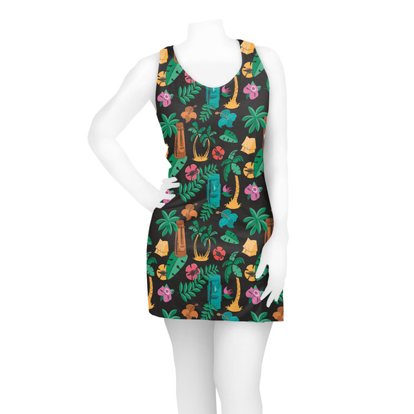Hawaiian Masks Racerback Dress - On Model - Front