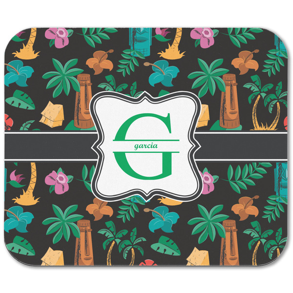 Hawaiian Masks Rectangular Mouse Pad - APPROVAL