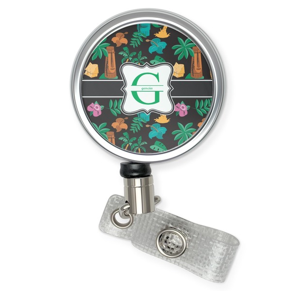 Custom Hawaiian Masks Retractable Badge Reel (Personalized)