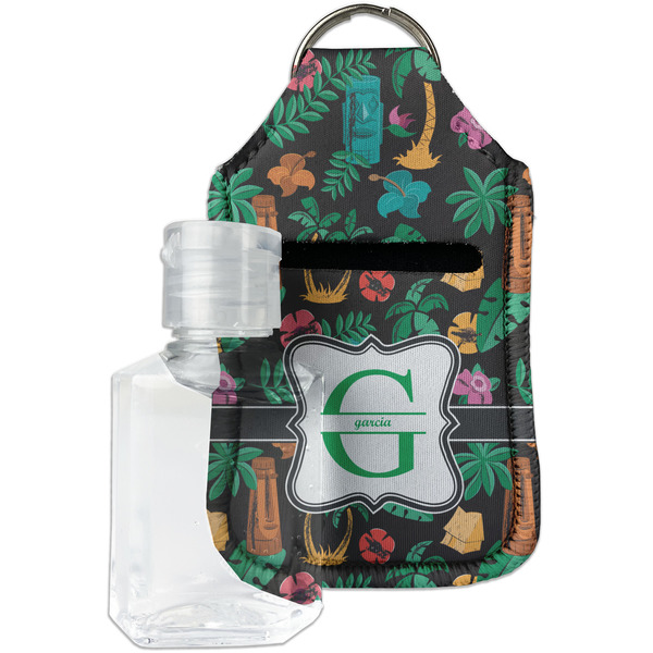 Custom Hawaiian Masks Hand Sanitizer & Keychain Holder (Personalized)