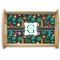 Hawaiian Masks Natural Wooden Tray - Small (Personalized)