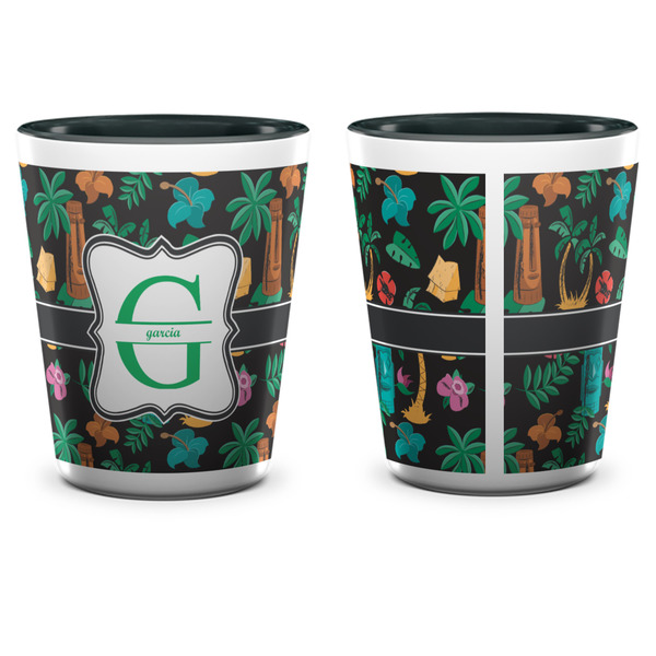 Hawaiian Masks Shot Glass - Two Tone - APPROVAL