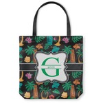 Hawaiian Masks Canvas Tote Bag - Small - 13"x13" (Personalized)