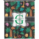 Hawaiian Masks Extra Long Shower Curtain - 70"x84" (Personalized)