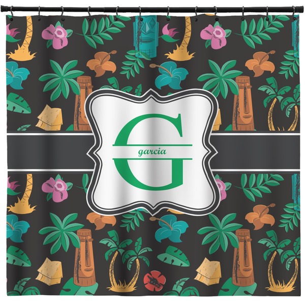 Custom Hawaiian Masks Shower Curtain - Custom Size (Personalized)