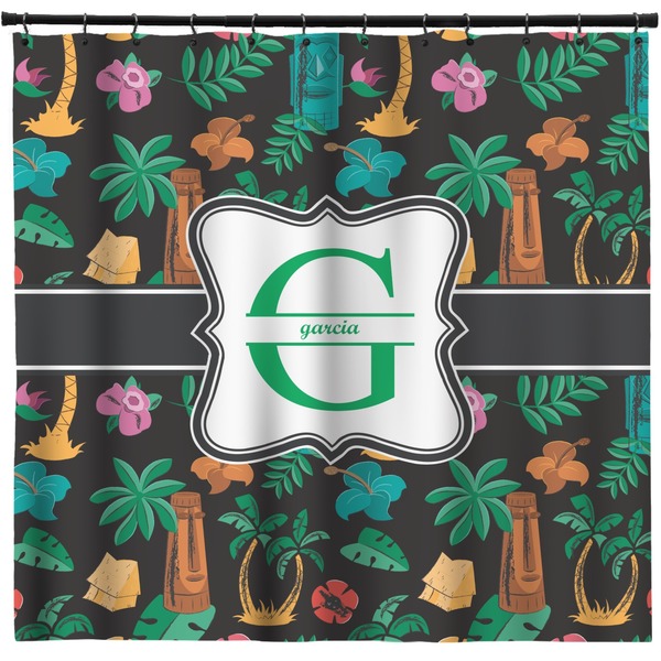 Custom Hawaiian Masks Shower Curtain - 71" x 74" (Personalized)