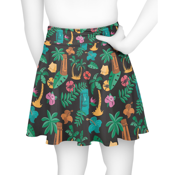 Hawaiian Masks Skater Skirt - Back