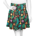 Hawaiian Masks Skater Skirt - Large