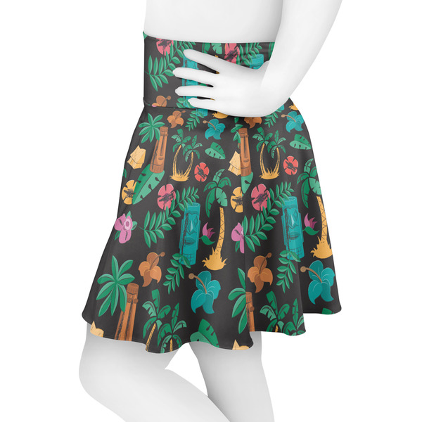 Hawaiian Masks Skater Skirt - Side