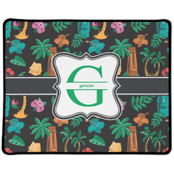 Hawaiian Masks Large Gaming Mouse Pad - 12.5" x 10" (Personalized)