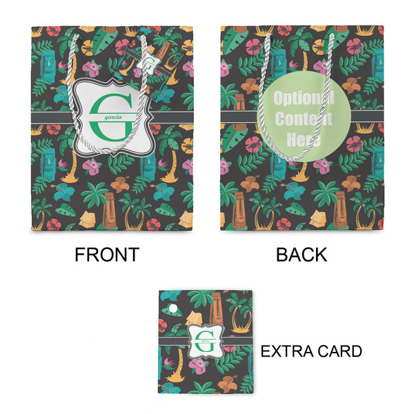 Hawaiian Masks Small Gift Bag - Approval