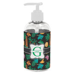 Hawaiian Masks Plastic Soap / Lotion Dispenser (8 oz - Small - White) (Personalized)