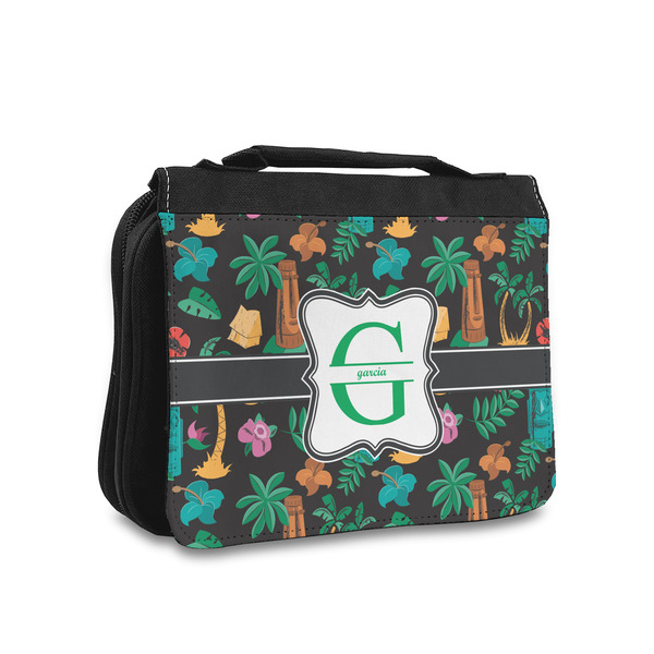 Custom Hawaiian Masks Toiletry Bag - Small (Personalized)