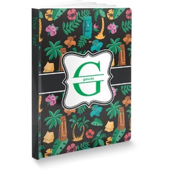 Hawaiian Masks Softbound Notebook - 5.75" x 8" (Personalized)