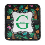 Hawaiian Masks Iron On Square Patch w/ Name and Initial