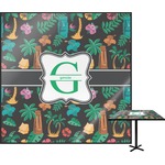 Hawaiian Masks Square Table Top - 30" (Personalized)