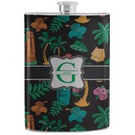 Hawaiian Masks Stainless Steel Flask (Personalized)