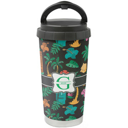 Hawaiian Masks Stainless Steel Coffee Tumbler (Personalized)