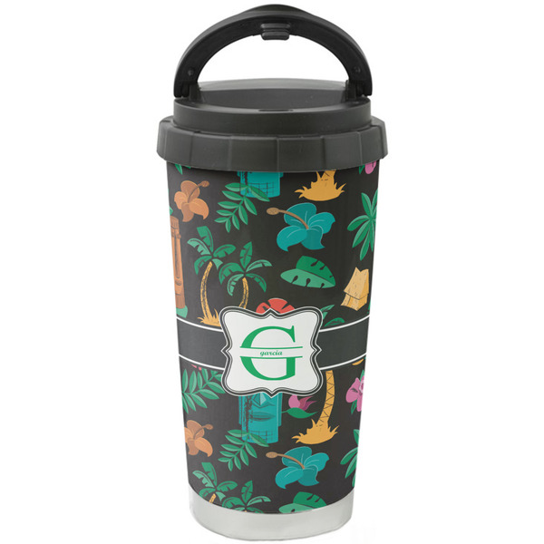 Custom Hawaiian Masks Stainless Steel Coffee Tumbler (Personalized)