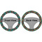 Hawaiian Masks Steering Wheel Cover- Front and Back