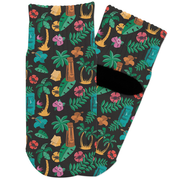 Custom Hawaiian Masks Toddler Ankle Socks