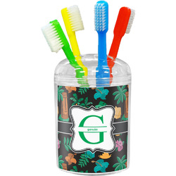 Hawaiian Masks Toothbrush Holder (Personalized)