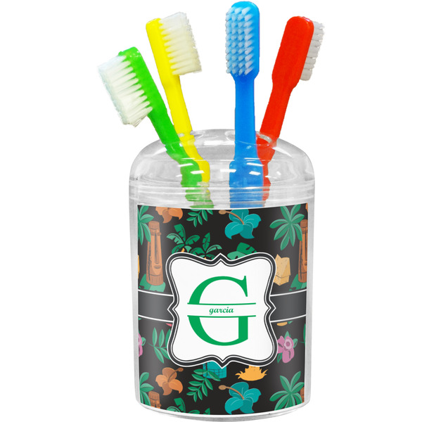 Custom Hawaiian Masks Toothbrush Holder (Personalized)