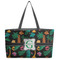 Hawaiian Masks Beach Totes Bag - w/ Black Handles (Personalized)