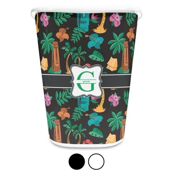 Hawaiian Masks Custom Waste Basket
