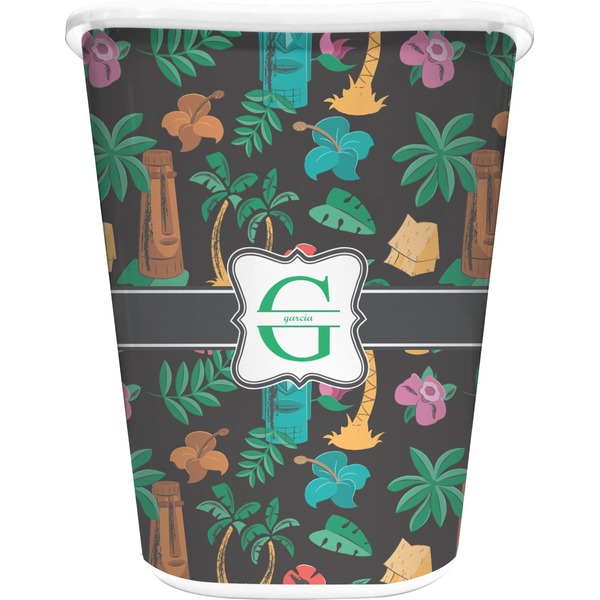 Custom Hawaiian Masks Waste Basket (Personalized)