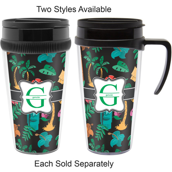 Hawaiian Masks Travel Mugs - with & without Handle