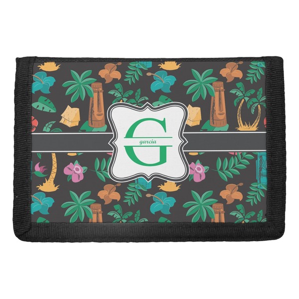 Custom Hawaiian Masks Trifold Wallet (Personalized)