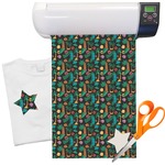 Hawaiian Masks Heat Transfer Vinyl Sheet (12"x18")