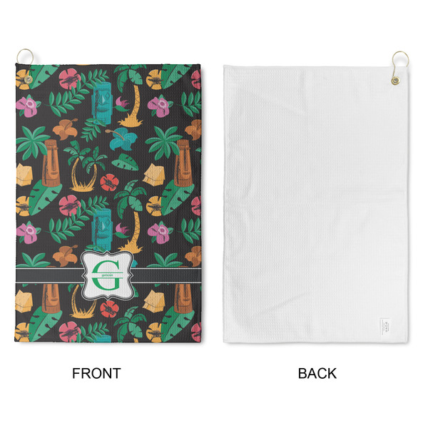 Hawaiian Masks Waffle Weave Golf Towel - Approval