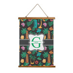 Hawaiian Masks Wall Hanging Tapestry (Personalized)