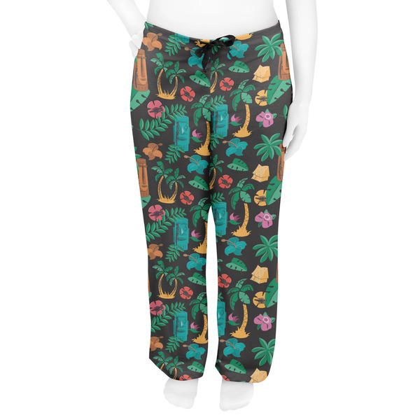 Hawaiian Masks Women's Pj on model - Front