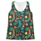 Hawaiian Masks Womens Racerback Tank Top - Large